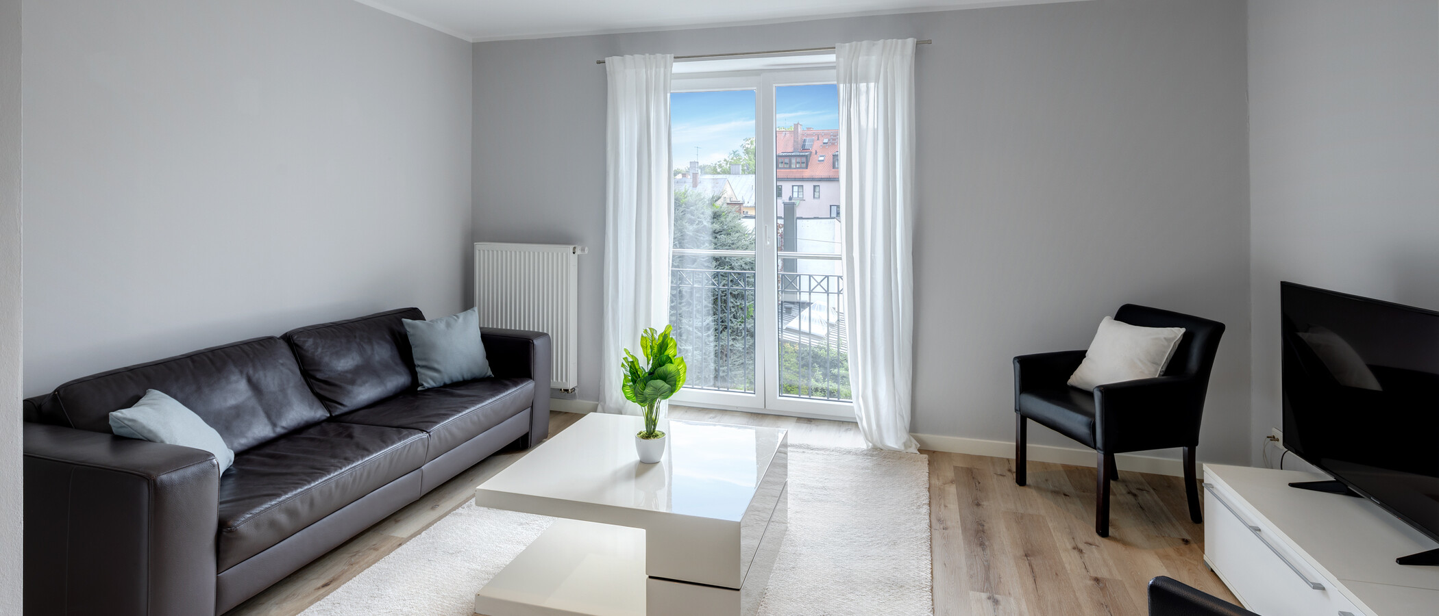 apartamento München Schwabing-Nord (zw. Leopoldstraße & Englischen Garten) 01 zona de día  5577
