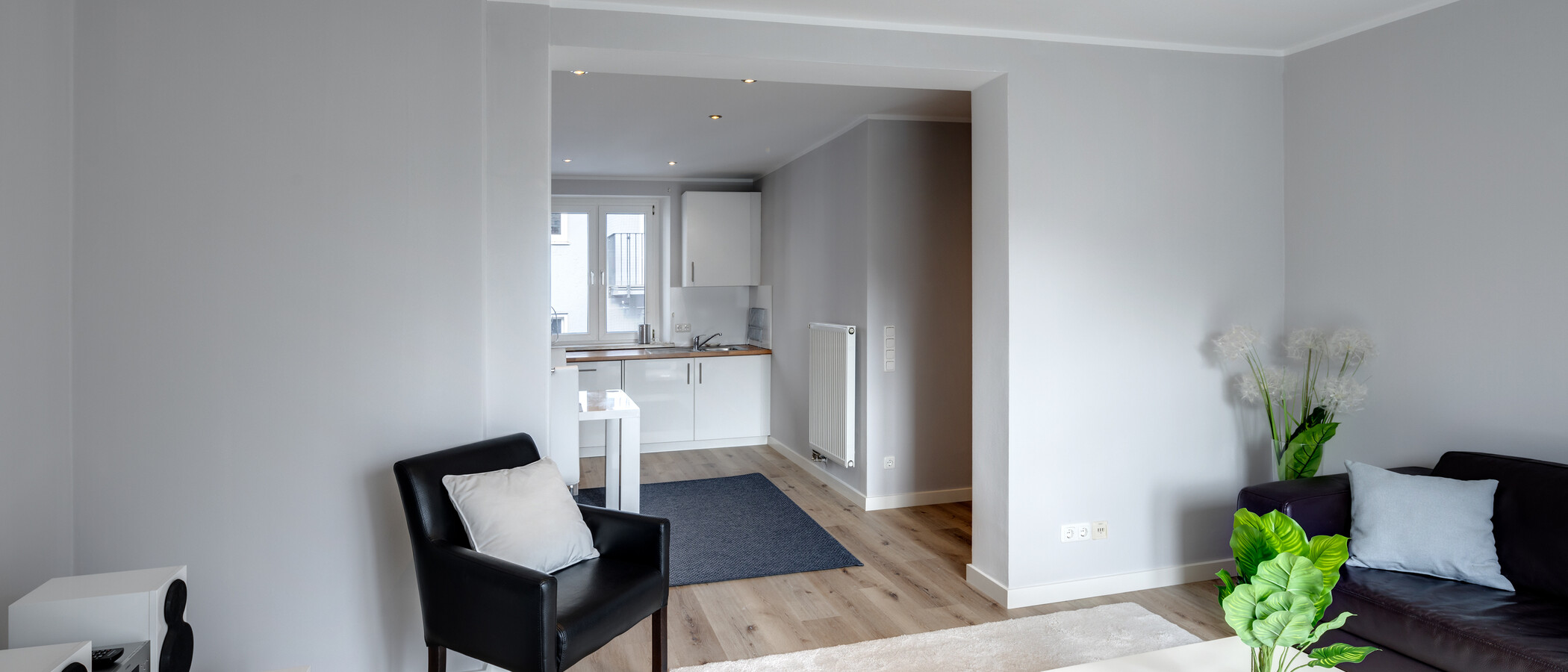 apartamento München Schwabing-Nord (zw. Leopoldstraße & Englischen Garten) 03 zona de día  5577