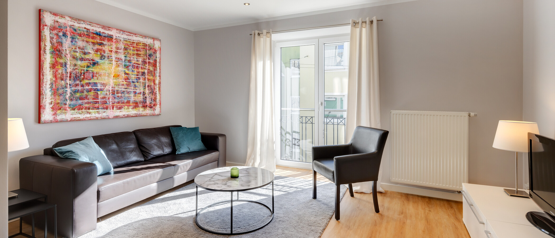 apartamento München Schwabing 02 zona de día  5589