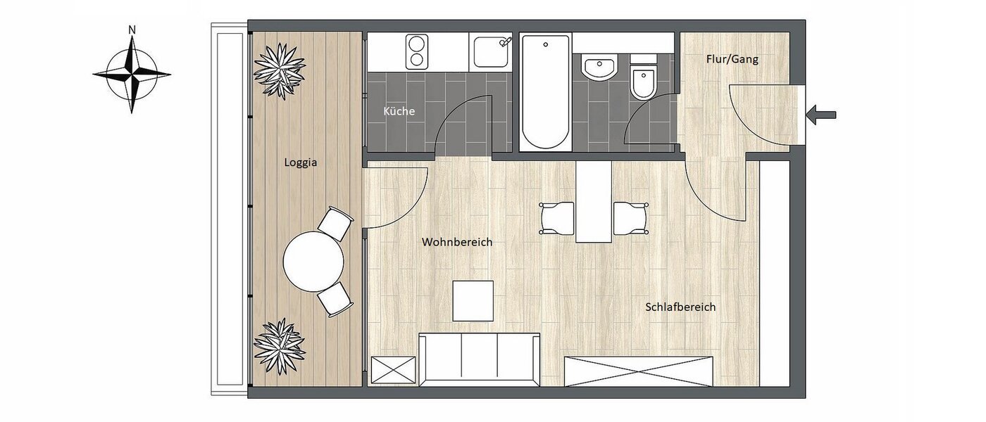 apartamento München Westend 01 plano 5709