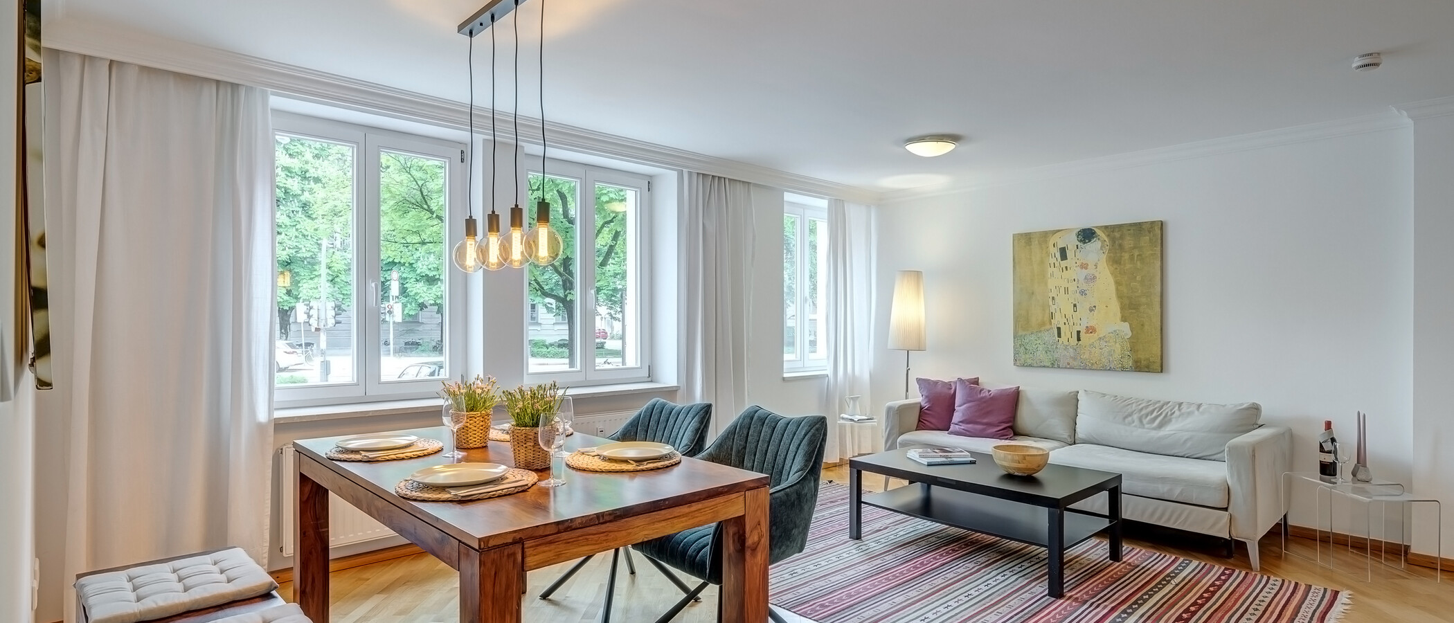 apartamento München Haidhausen 01 zona de día  5711