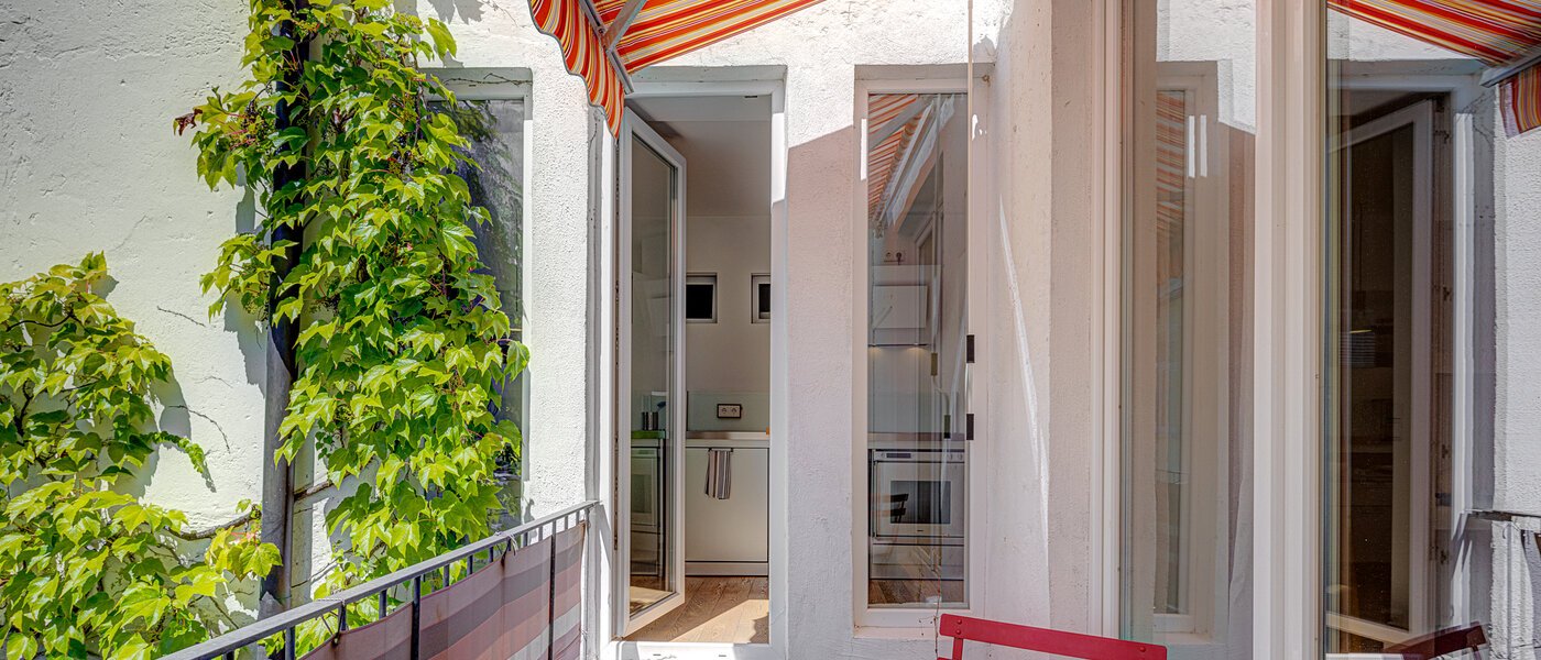 apartamento München Glockenbachviertel 01 balcón 5717