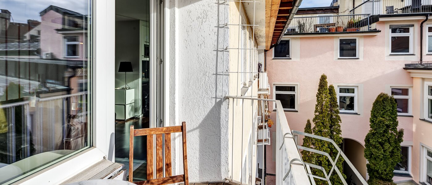 apartamento München Glockenbachviertel 02 balcón 5802