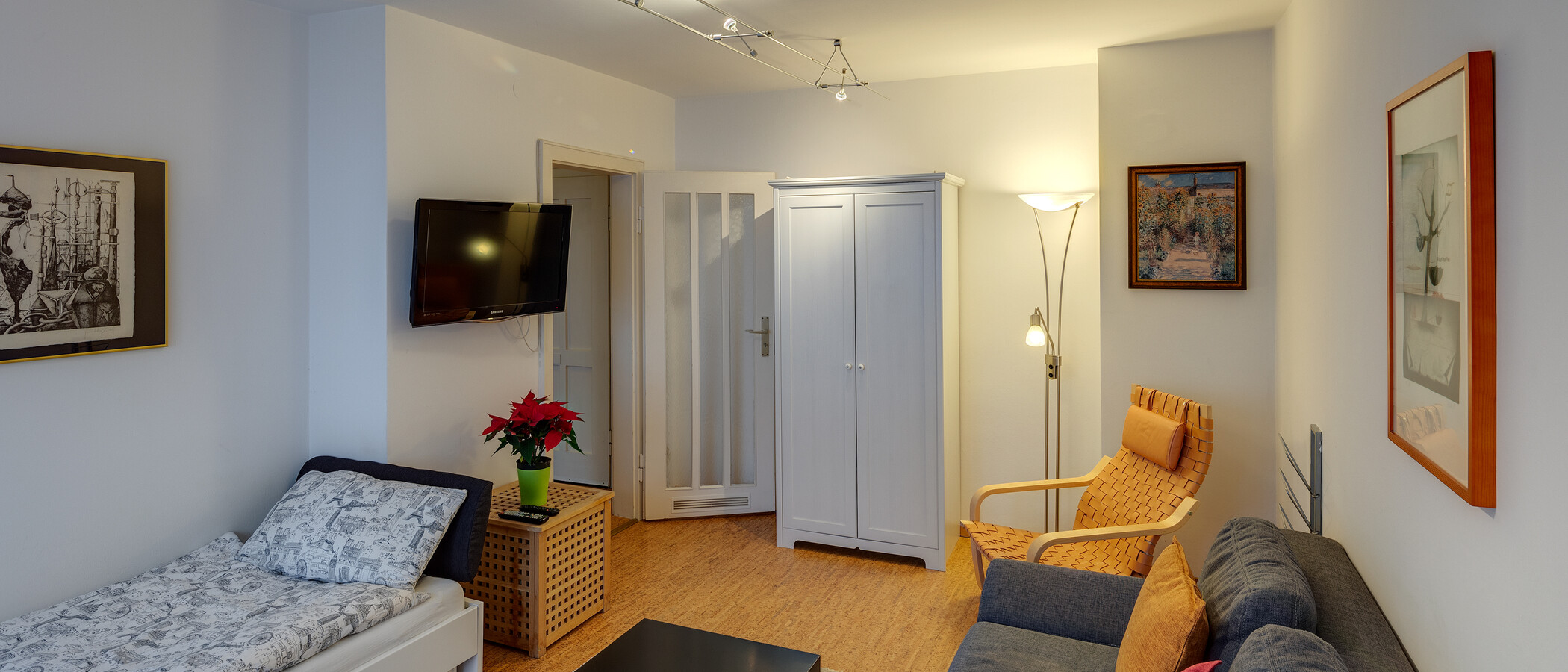 apartamento München Schwabing-West (rund um den Hohenzollernplatz) 04 zona de día  5868