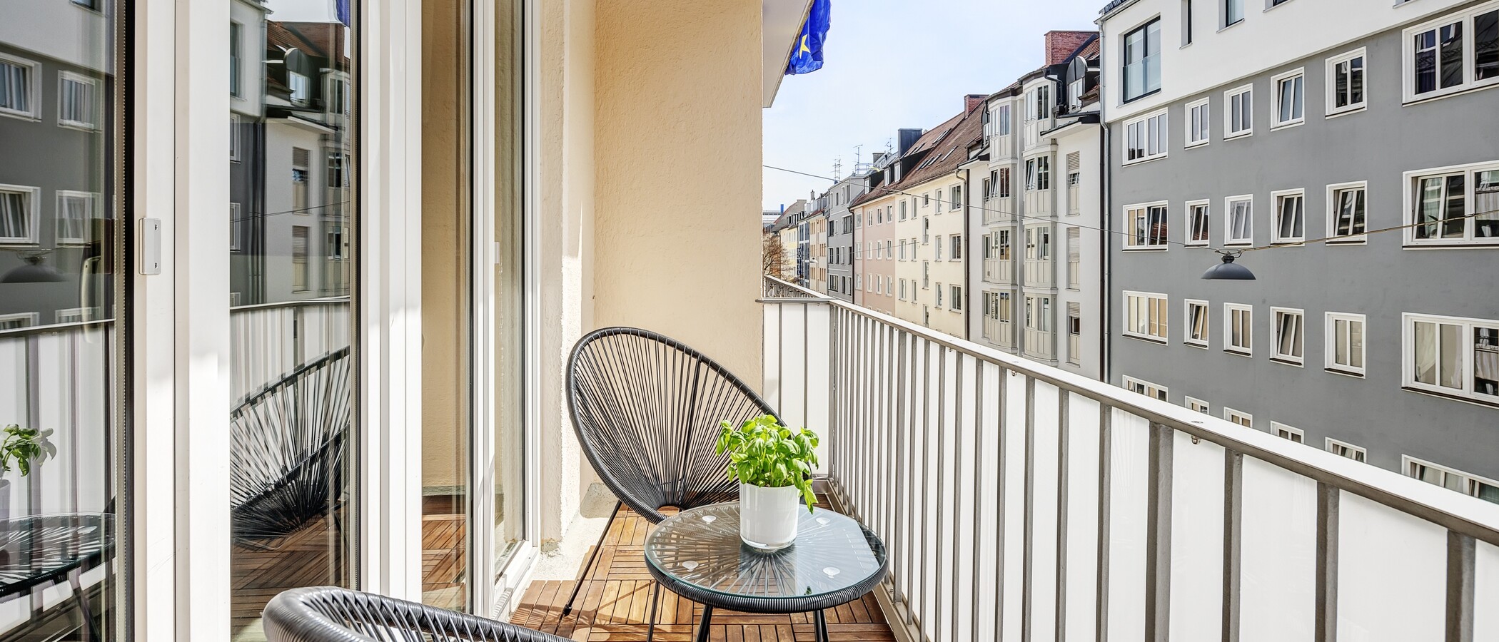 apartamento München Maxvorstadt - Universitätsviertel 03 balcón 5930