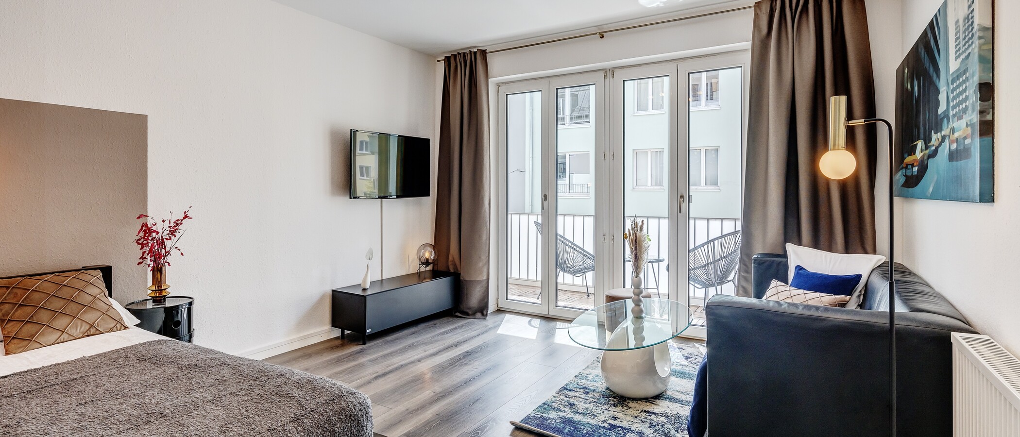 apartamento München Maxvorstadt - Universitätsviertel 01 zona de día  5930
