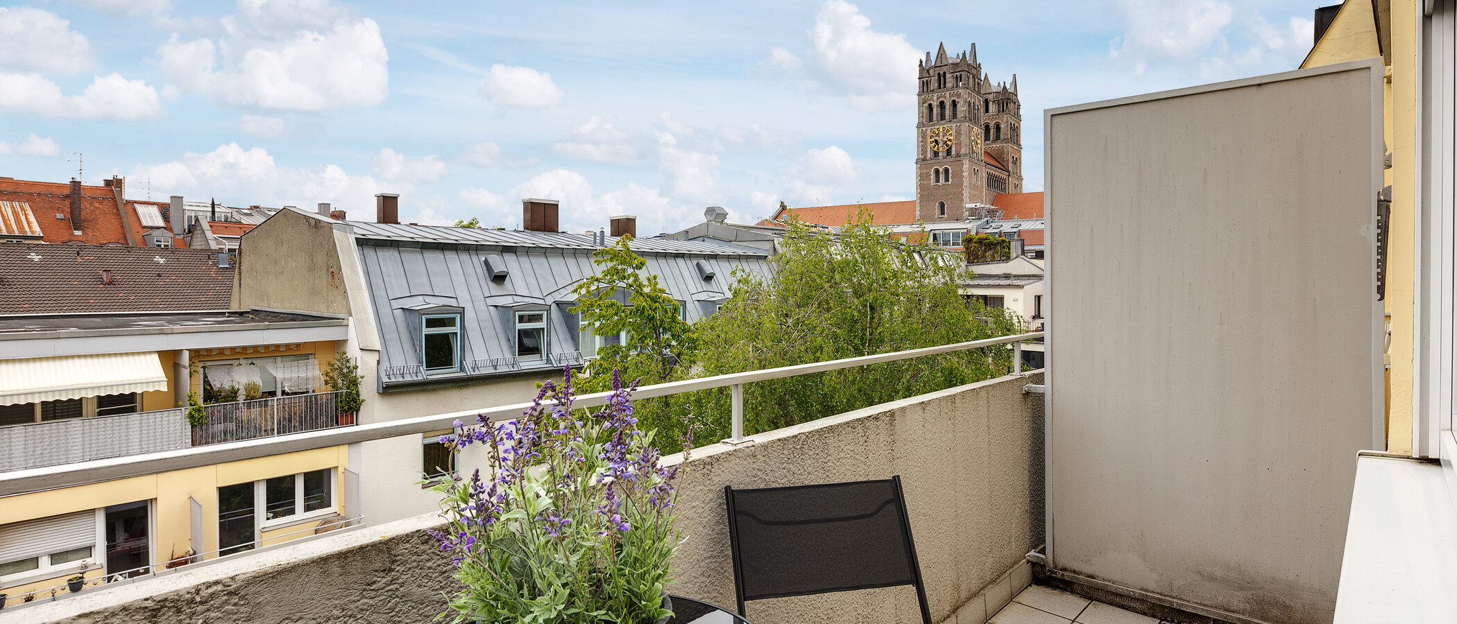 apartamento München Glockenbachviertel 01 balcón 5936