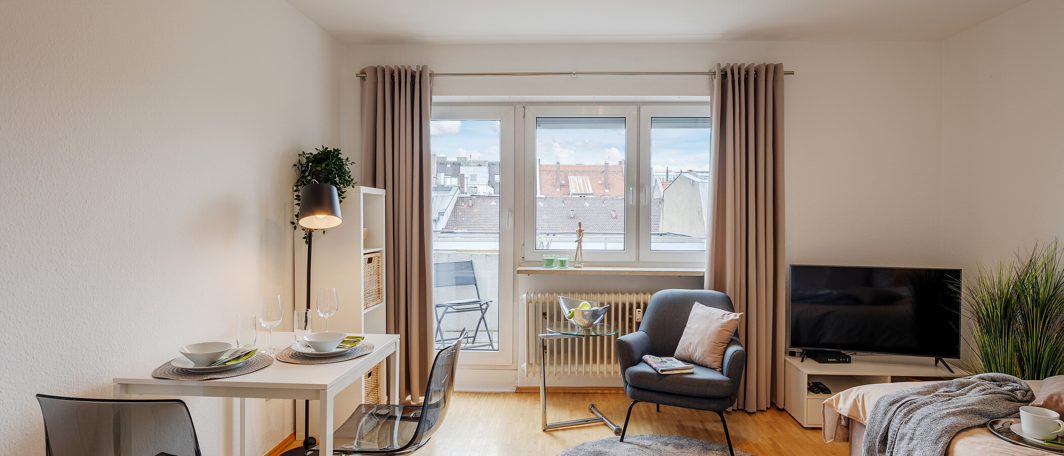 apartamento München Glockenbachviertel 02 zona de día  5936