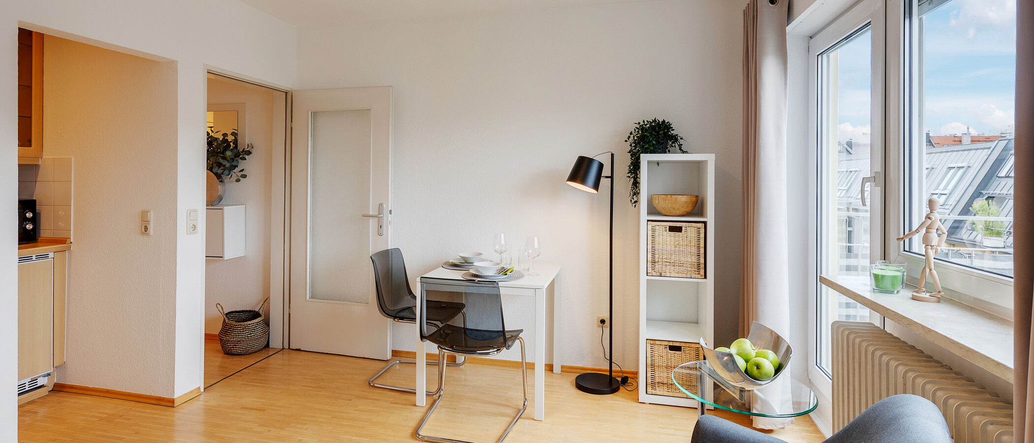 apartamento München Glockenbachviertel 03 zona de día  5936