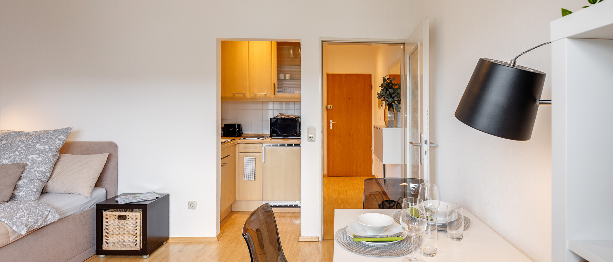 apartamento München Glockenbachviertel 04 zona de día  5936