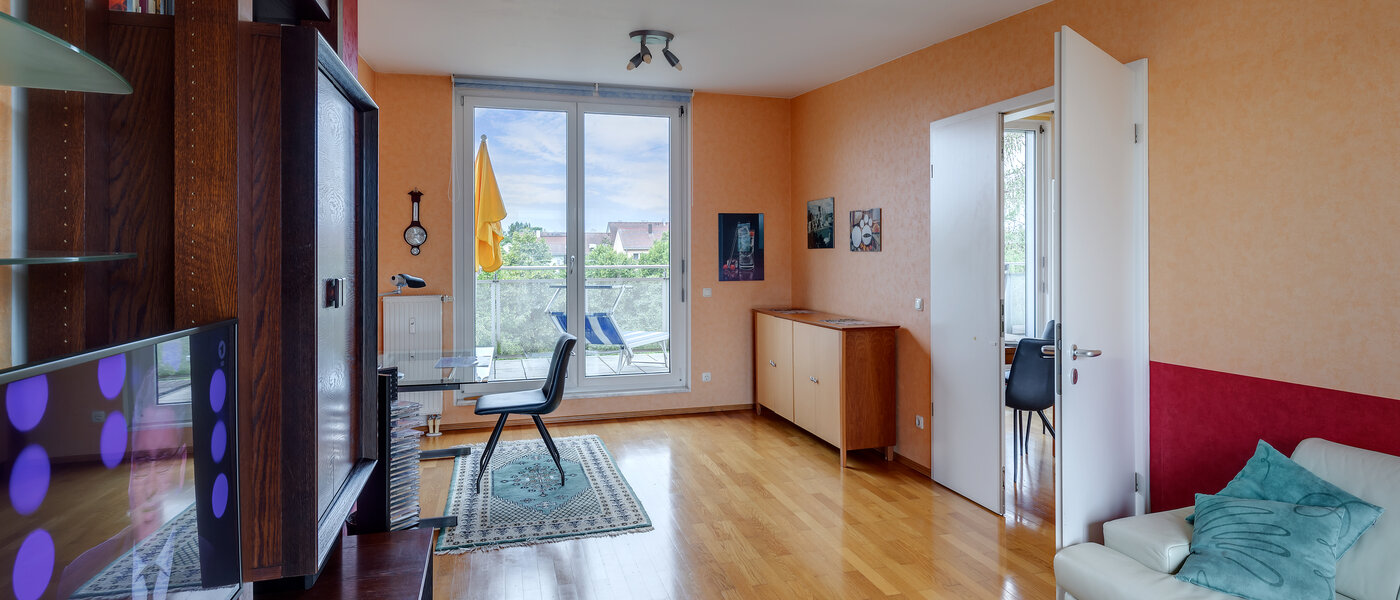 ático con terraza München Sendling-Westpark 03 zona de día  5946