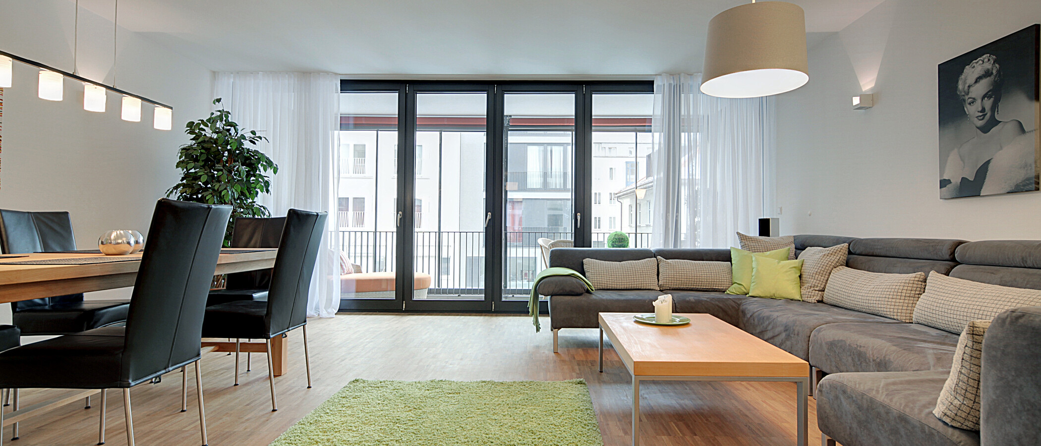 apartamento München Haidhausen 02 salón 5958