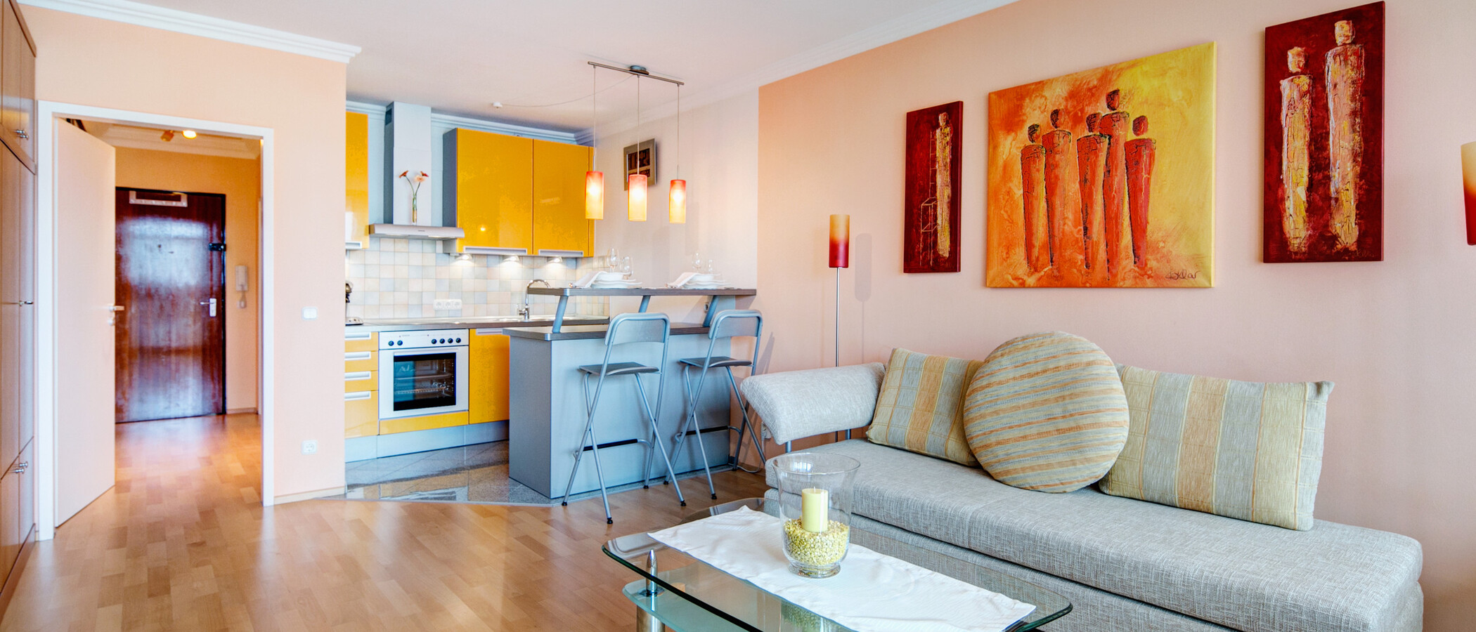 apartamento München Moosach 04 salón 6091