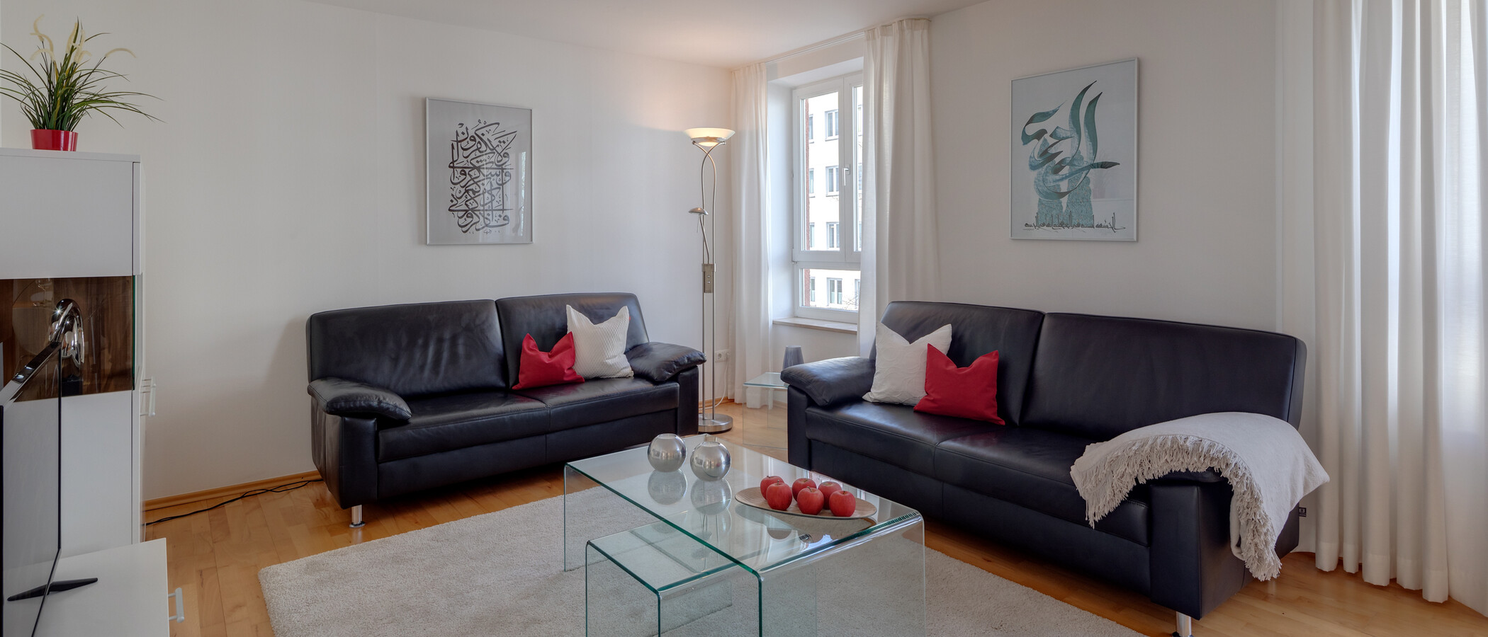 apartamento München Maxvorstadt - Westen 01 zona de día  6196