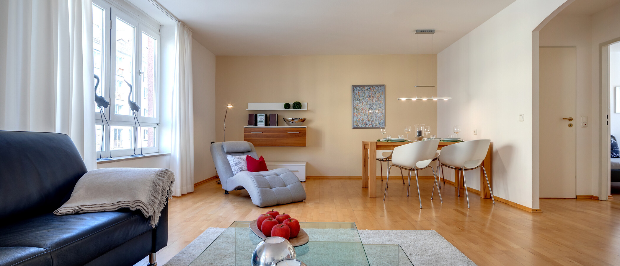 apartamento München Maxvorstadt - Westen 03 zona de día  6196