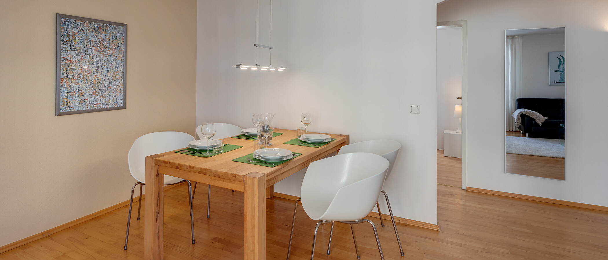apartamento München Maxvorstadt - Westen 04 zona de día  6196