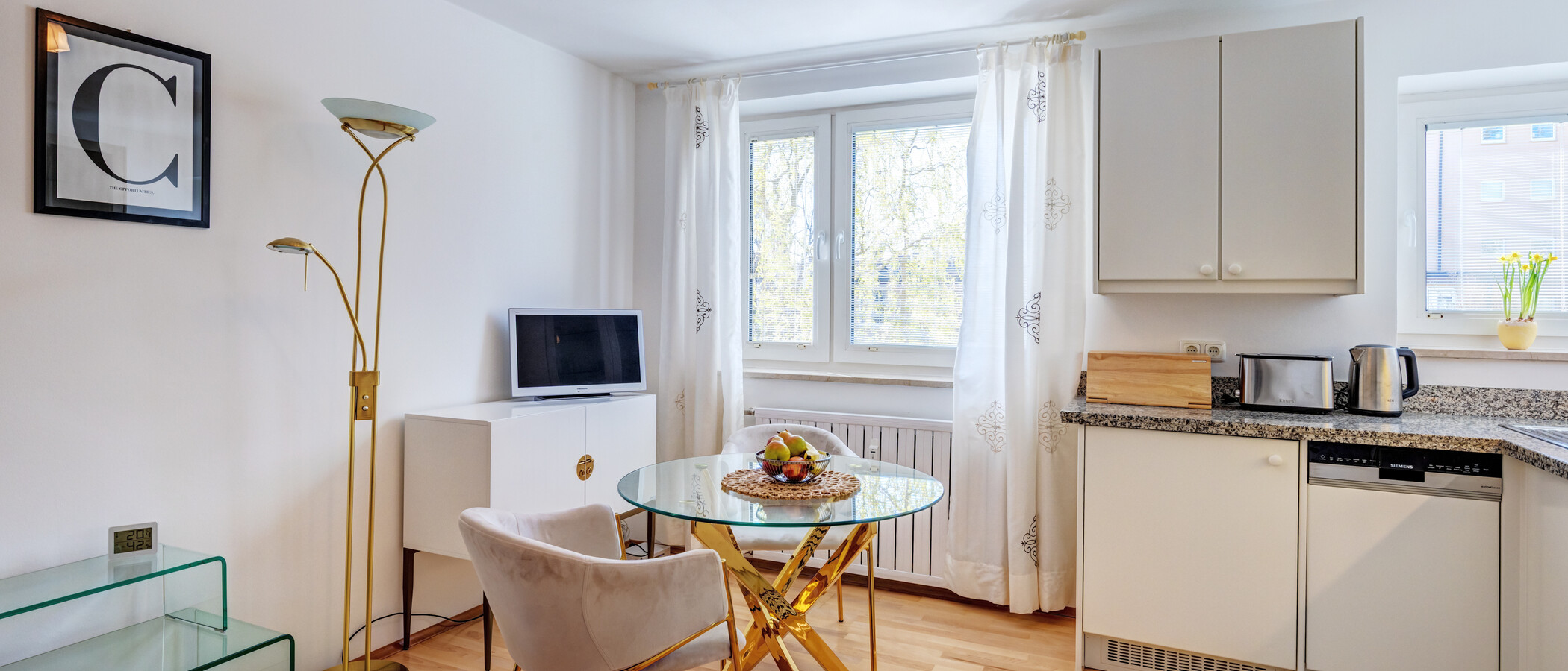 apartamento München Bogenhausen 04 zona de día  6213