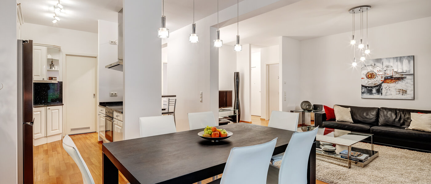 apartamento München Schwabing-Nord (zw. Leopoldstraße & Englischen Garten) 05 zona de día  6300