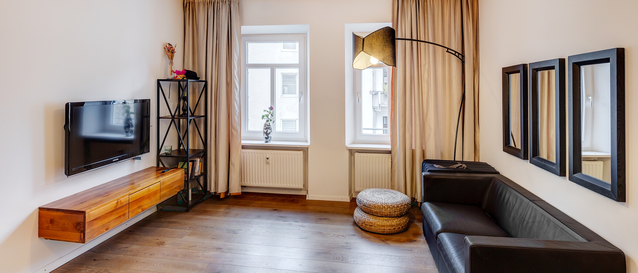 apartamento München Glockenbachviertel 01 zona de día  6366