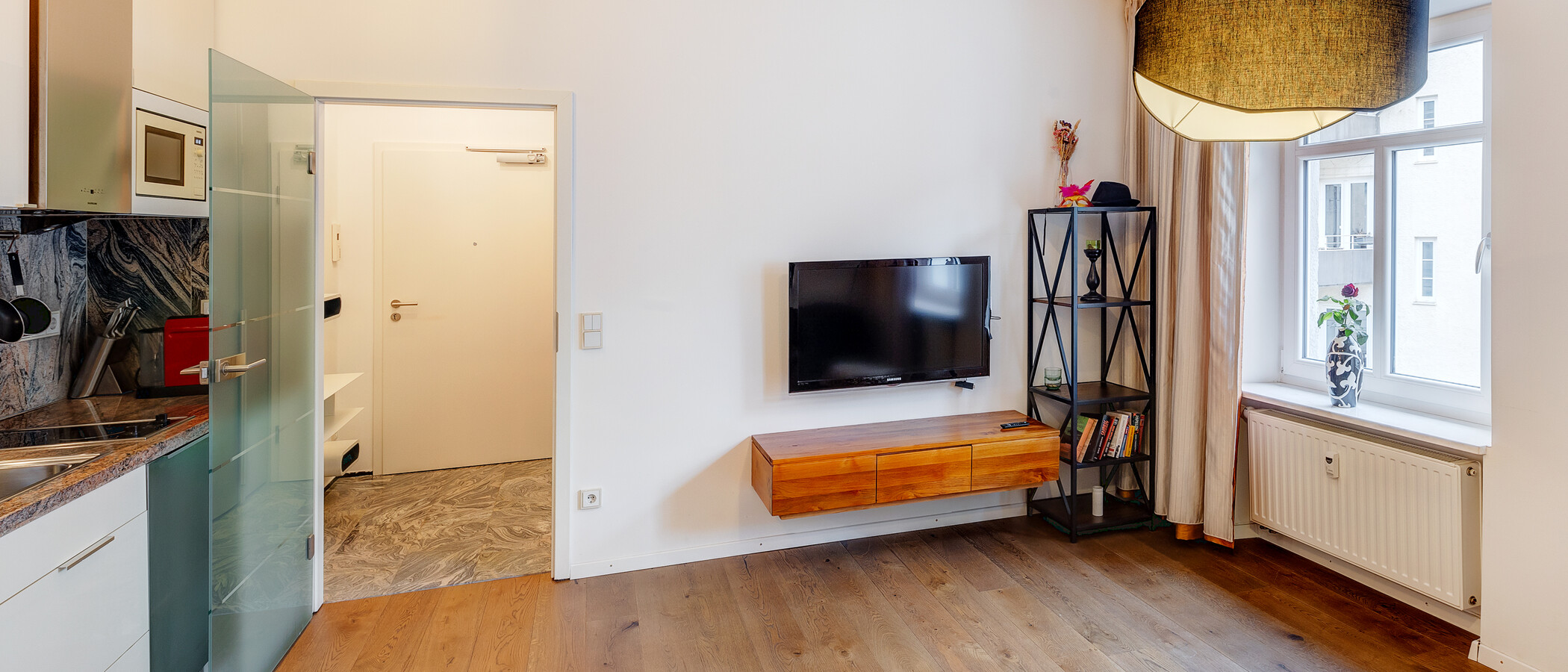 apartamento München Glockenbachviertel 05 zona de día  6366