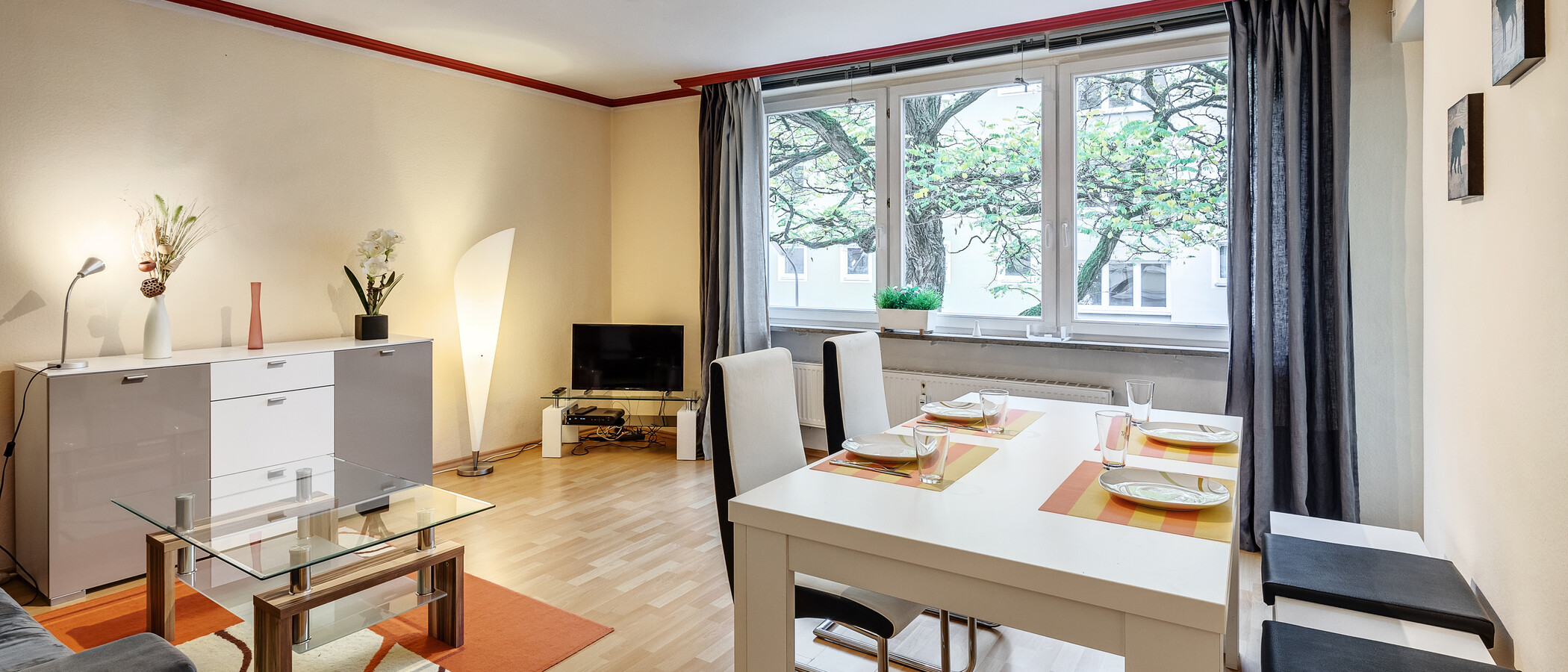 apartamento München Haidhausen 02 zona de día  6468