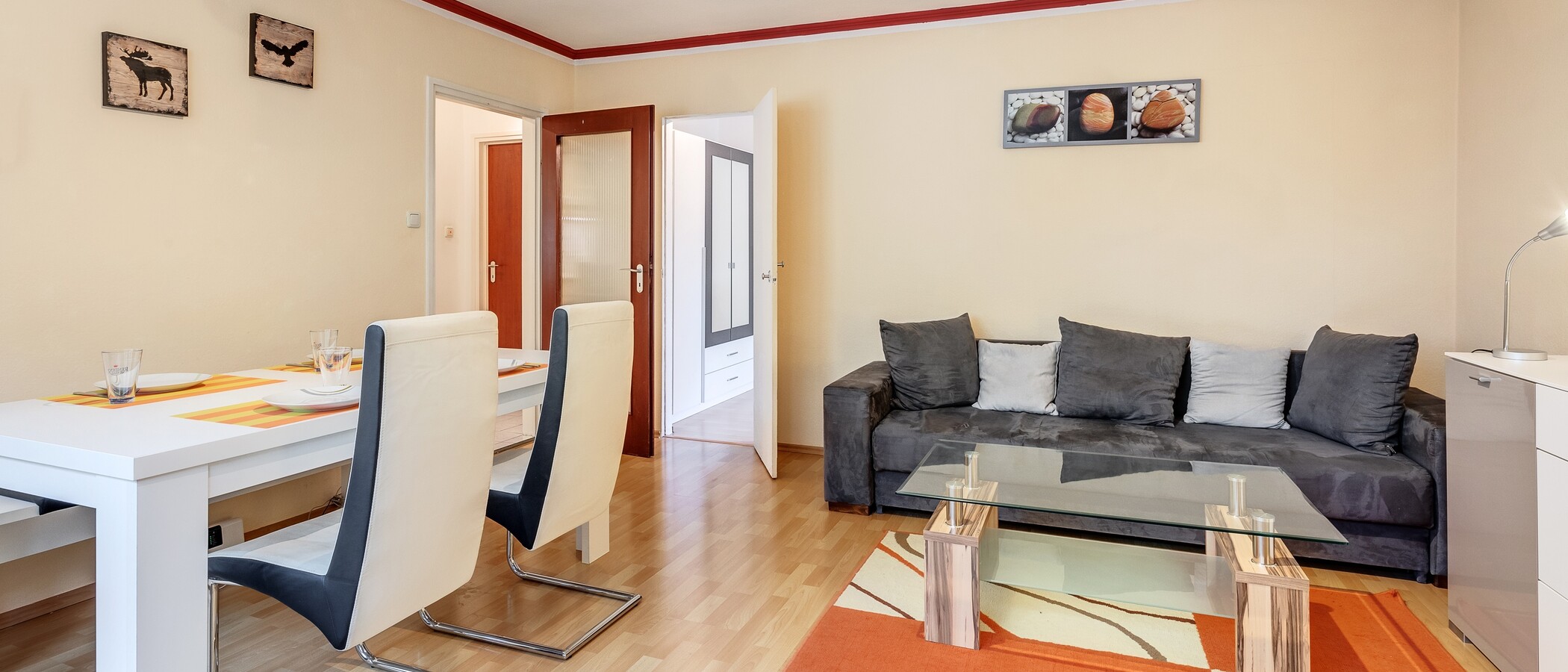 apartamento München Haidhausen 04 zona de día  6468