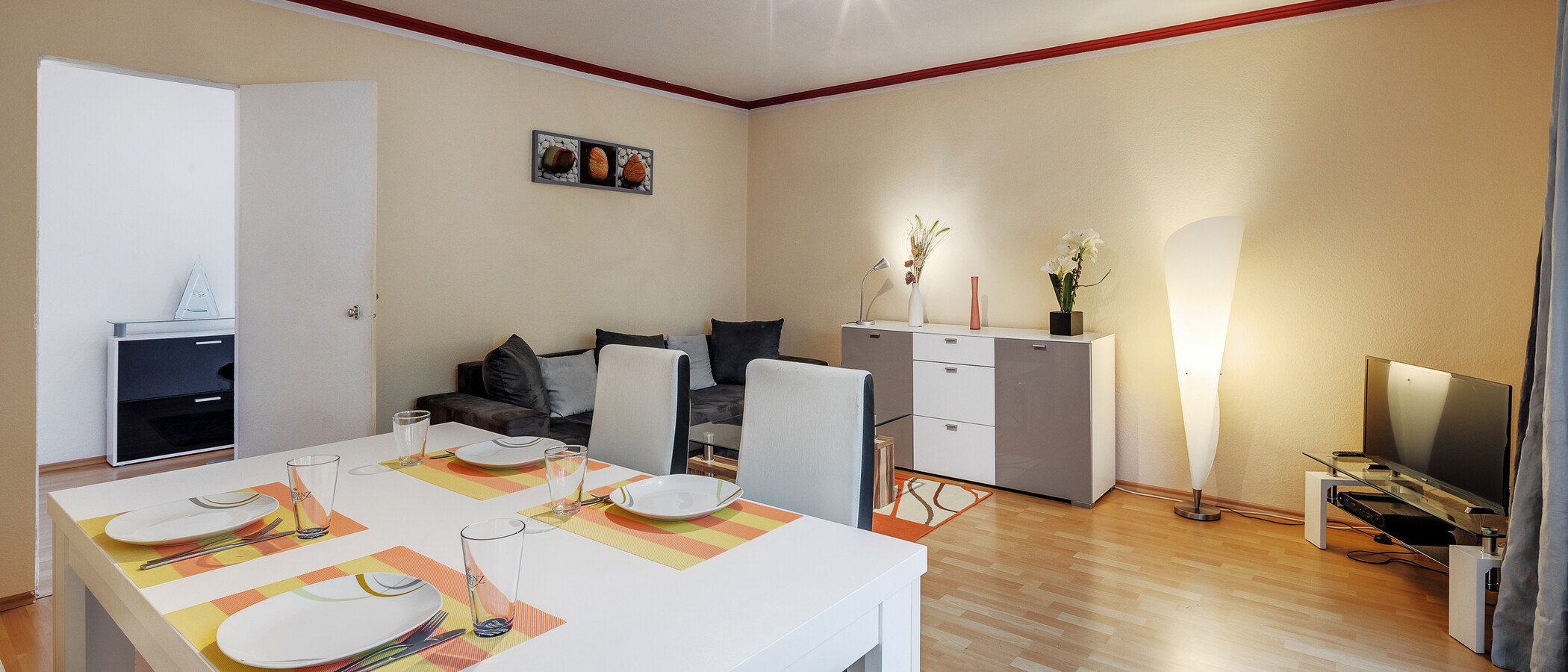 apartamento München Haidhausen 05 zona de día  6468