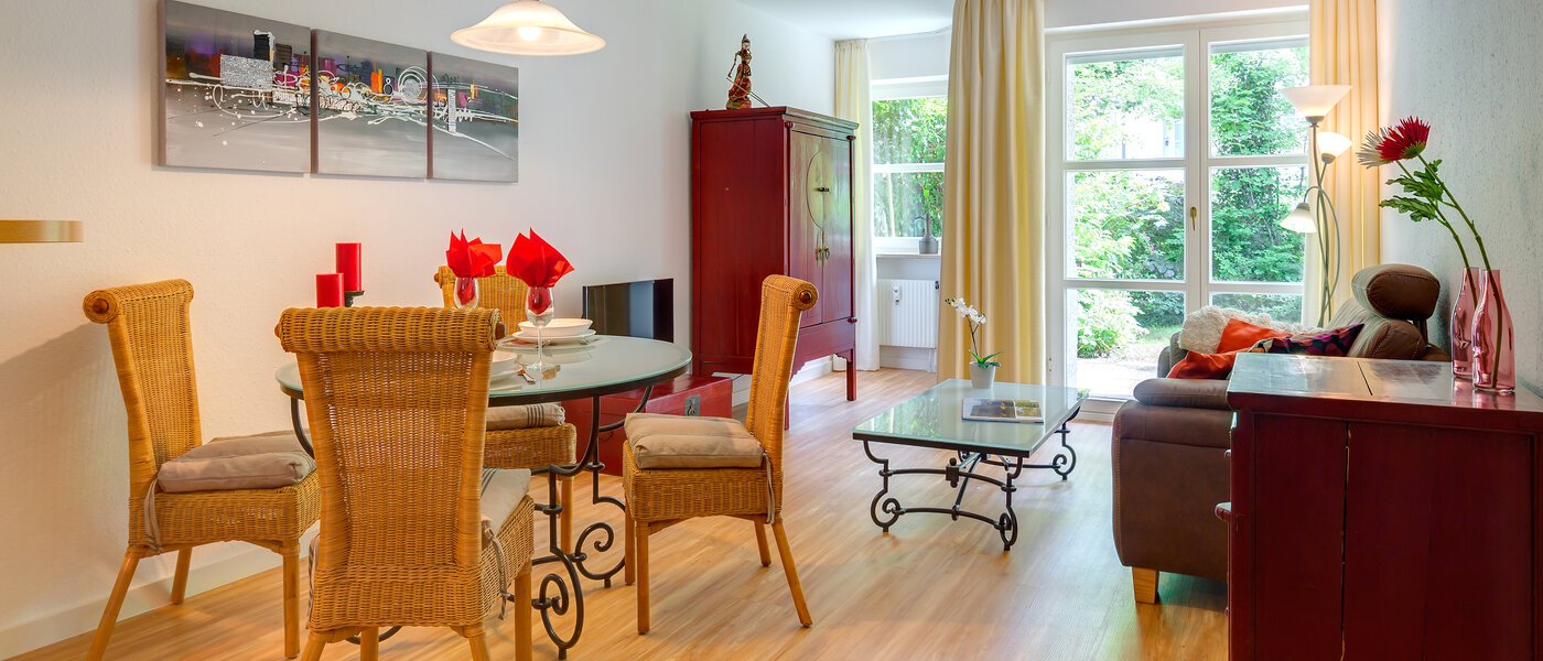 piso con jardín München Neuhausen 01 salón 6555