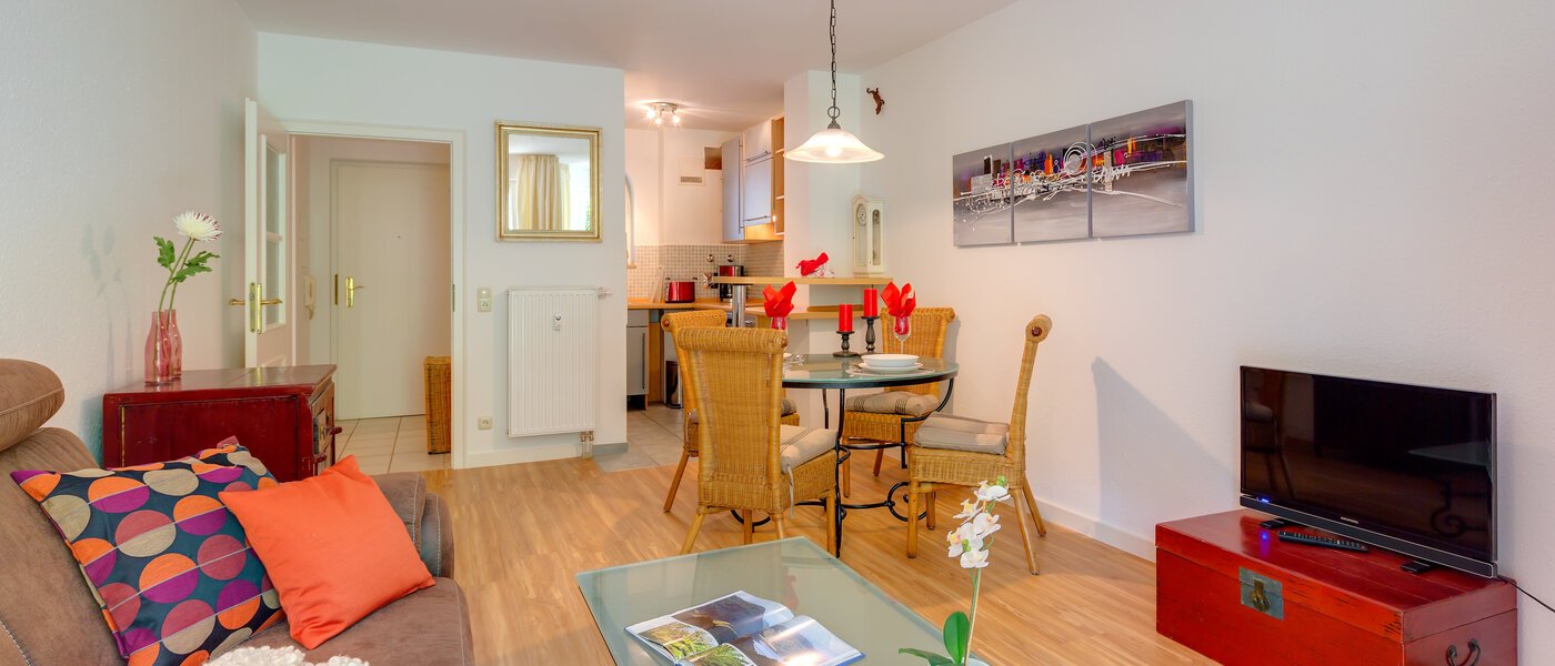 piso con jardín München Neuhausen 04 salón 6555