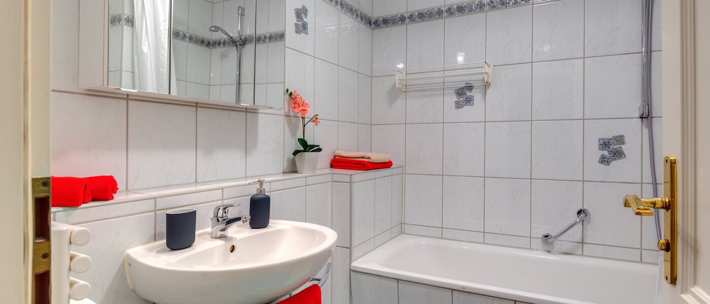 piso con jardín München Neuhausen 01 baño 6555