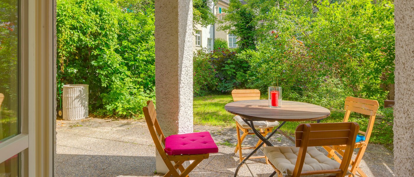 piso con jardín München Neuhausen 03 terraza 6555