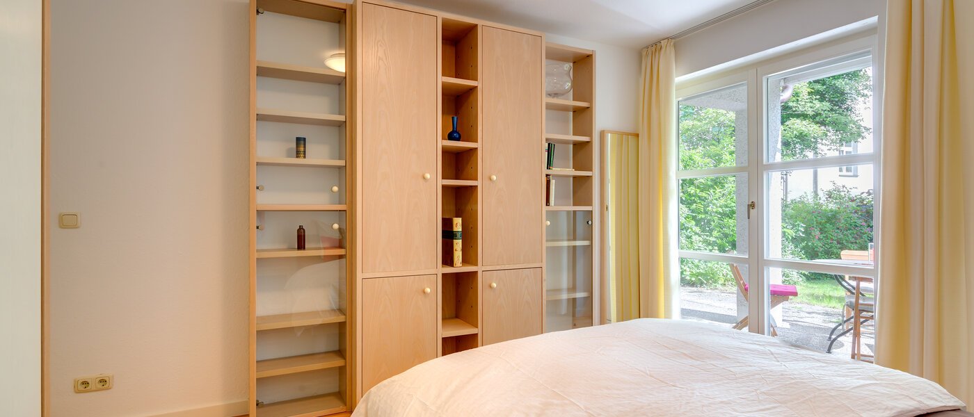 piso con jardín München Neuhausen 03 dormitorio 6555