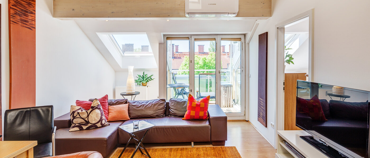 ático München Giesing 01 zona de día  6583