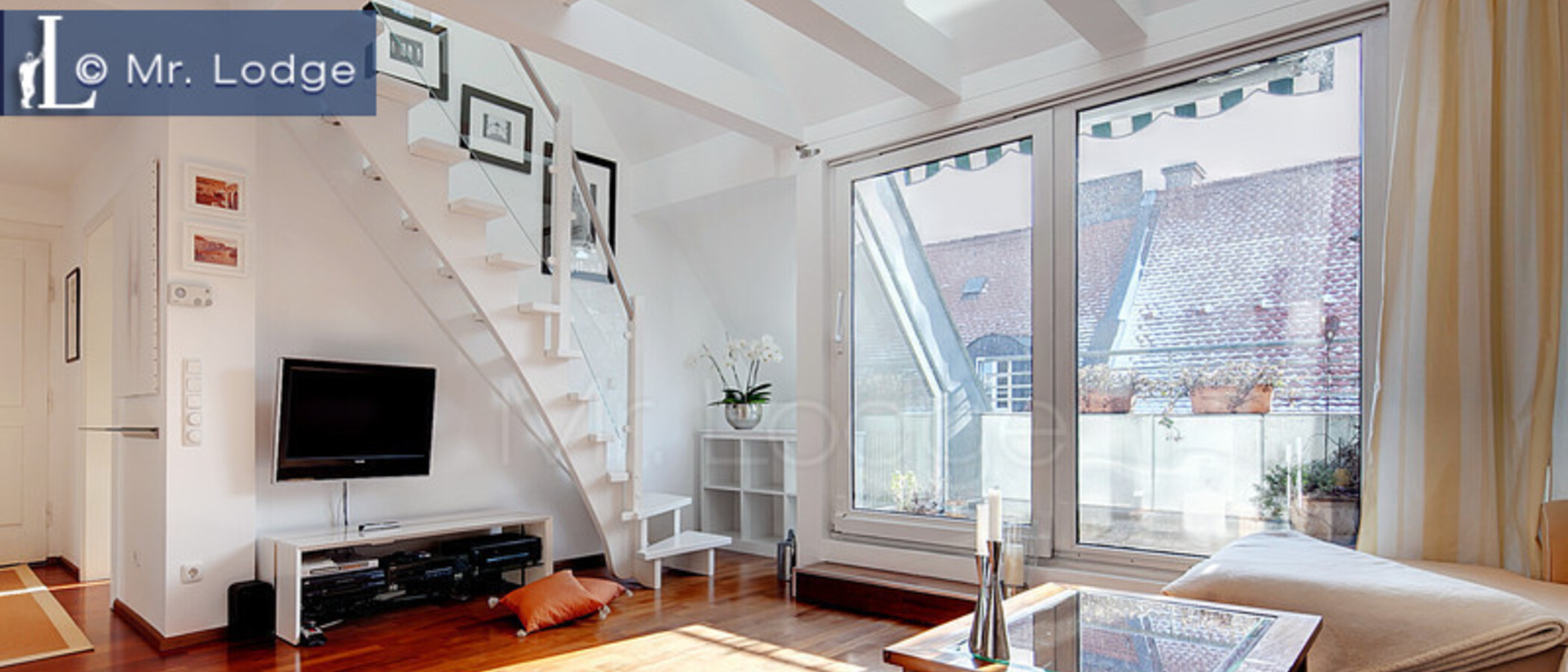 piso con galería München Lehel 01 salón 6601