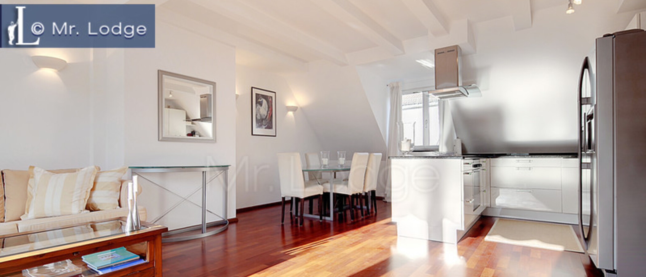 piso con galería München Lehel 03 salón 6601