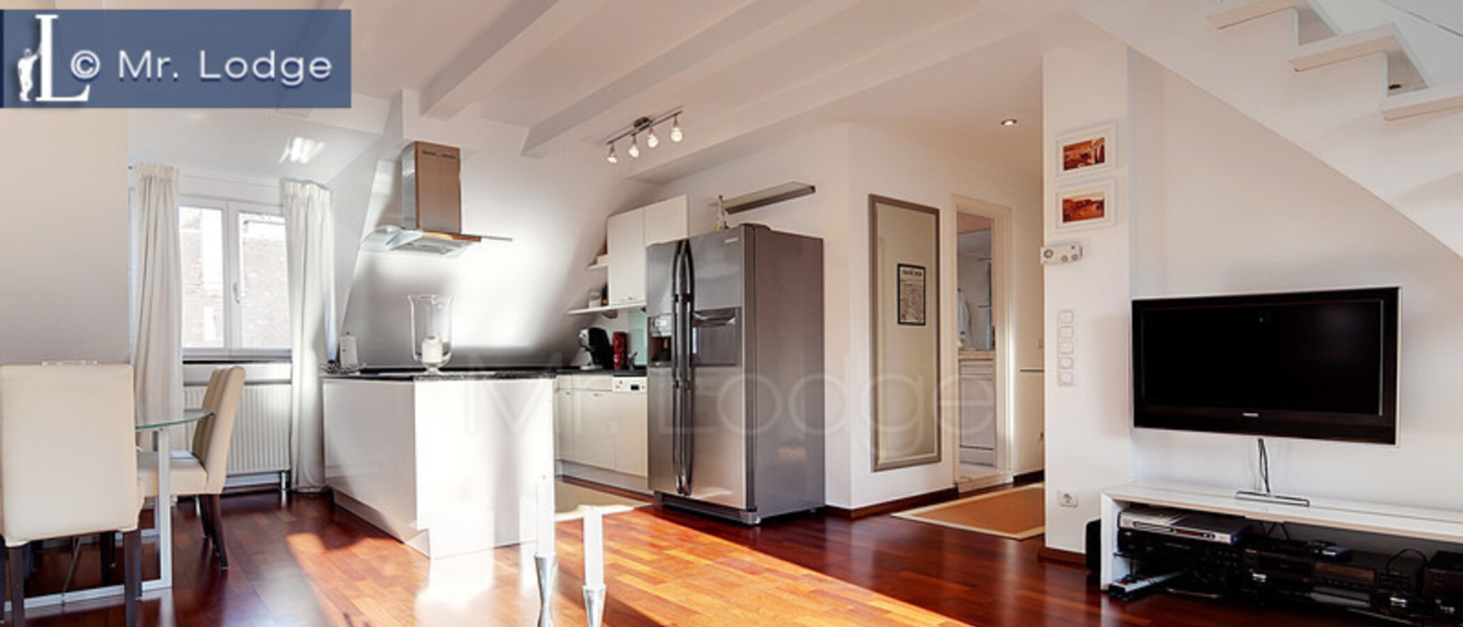 piso con galería München Lehel 04 salón 6601