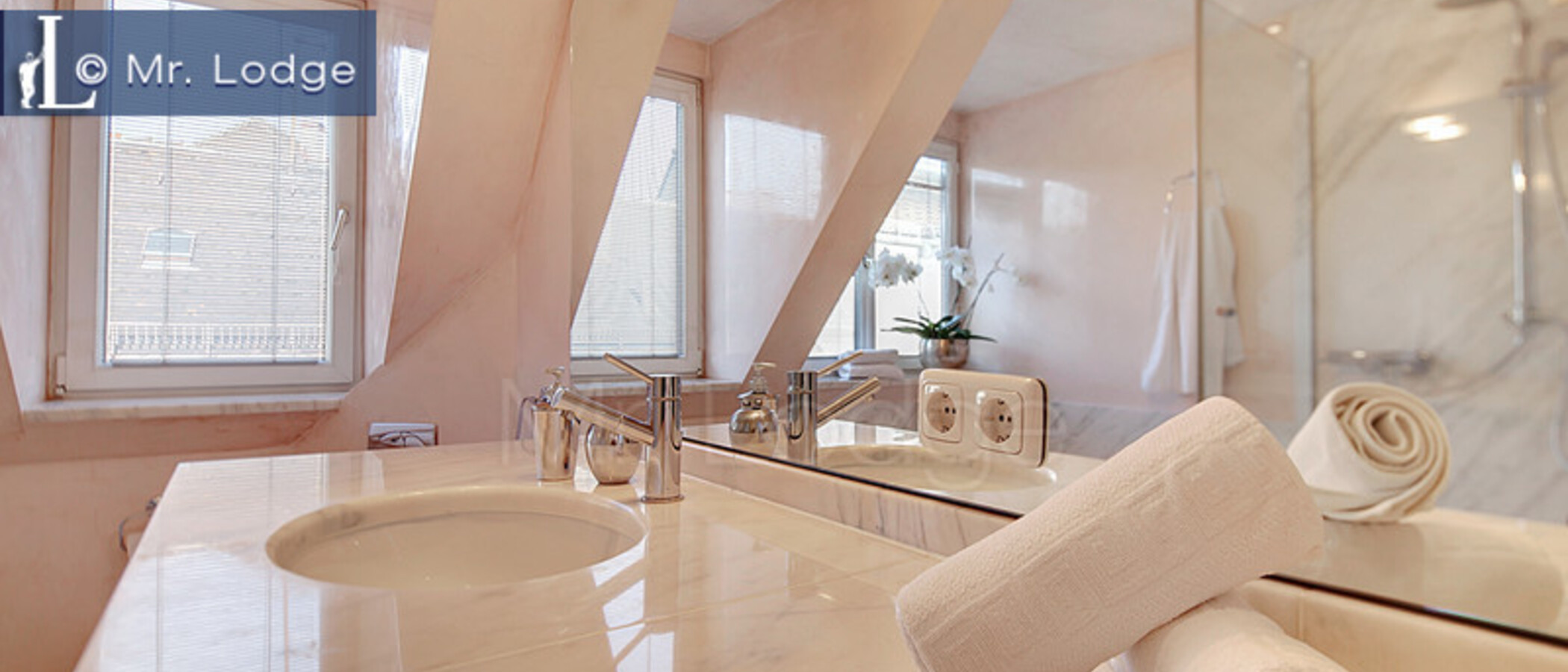 piso con galería München Lehel 03 baño 6601
