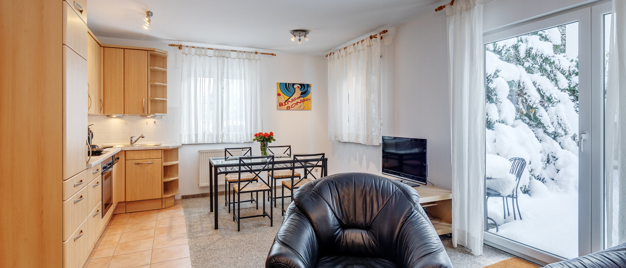 apartamento München Obermenzing 04 zona de día  6621