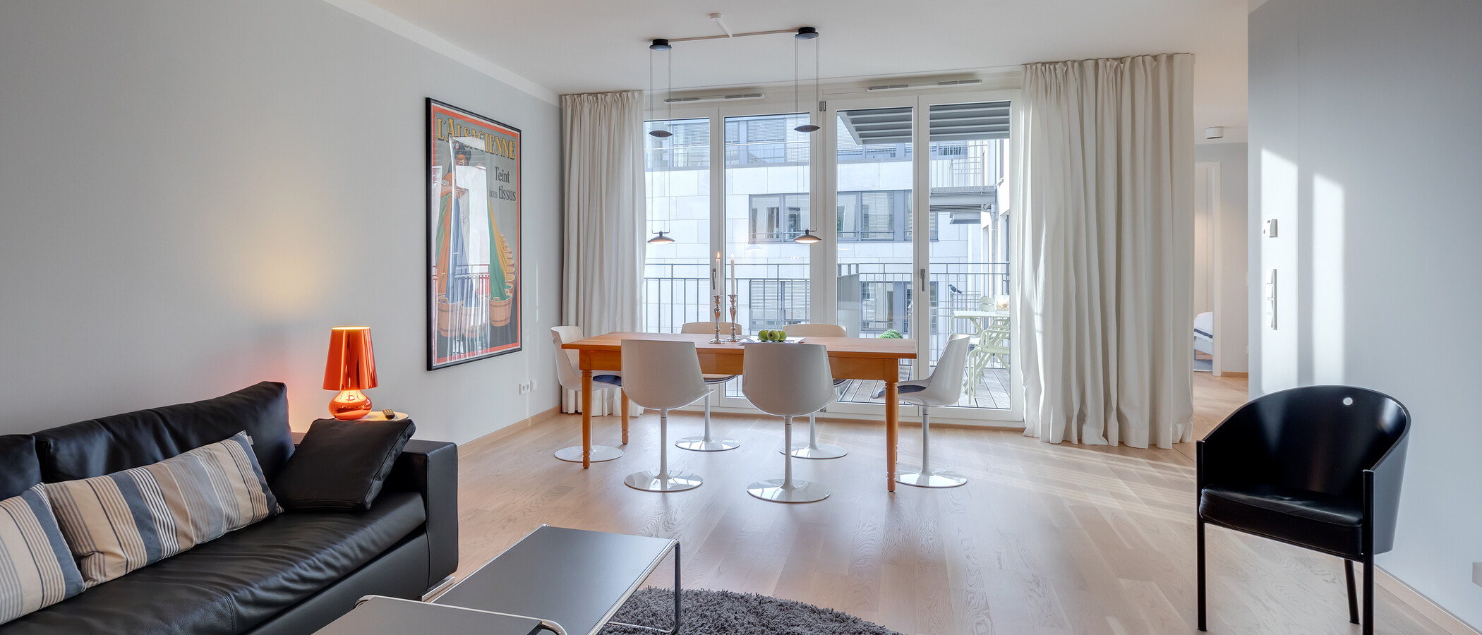 apartamento München Maxvorstadt 02 zona de día  6679