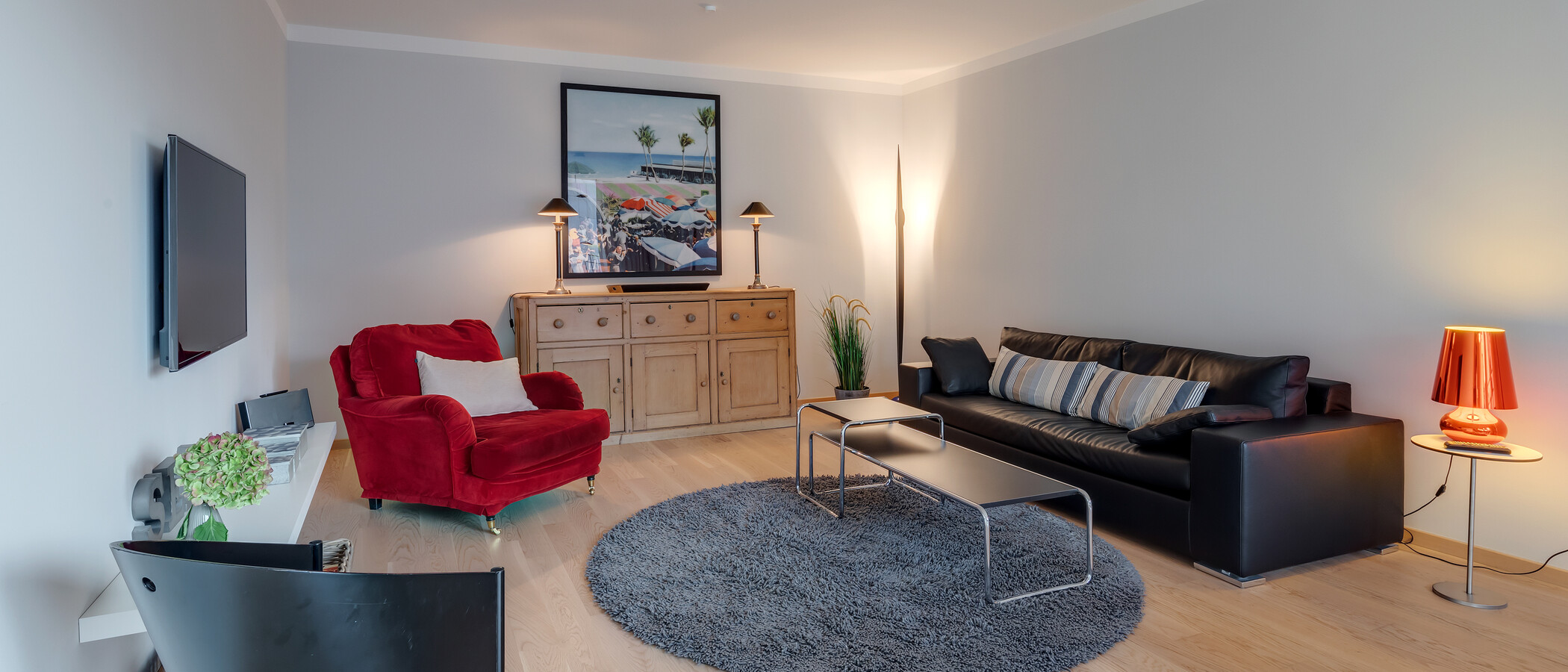 apartamento München Maxvorstadt 04 zona de día  6679