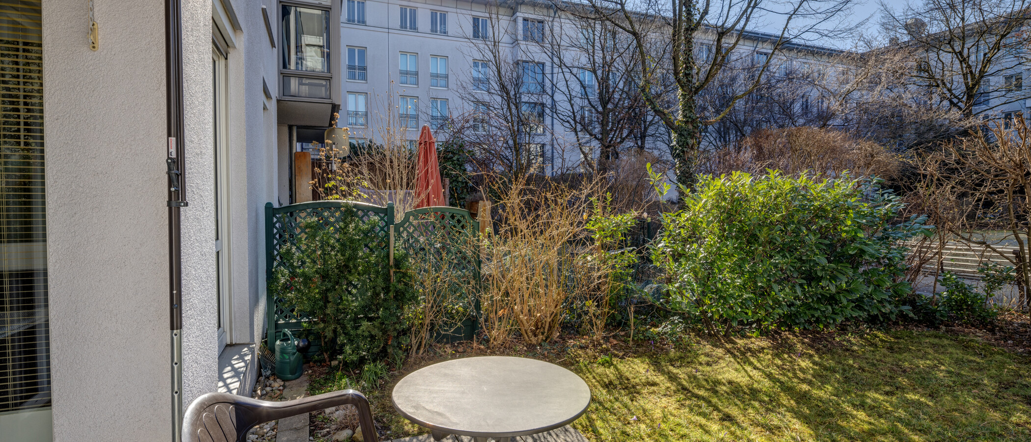 piso con jardín München Neuhausen 02 jardín 6696