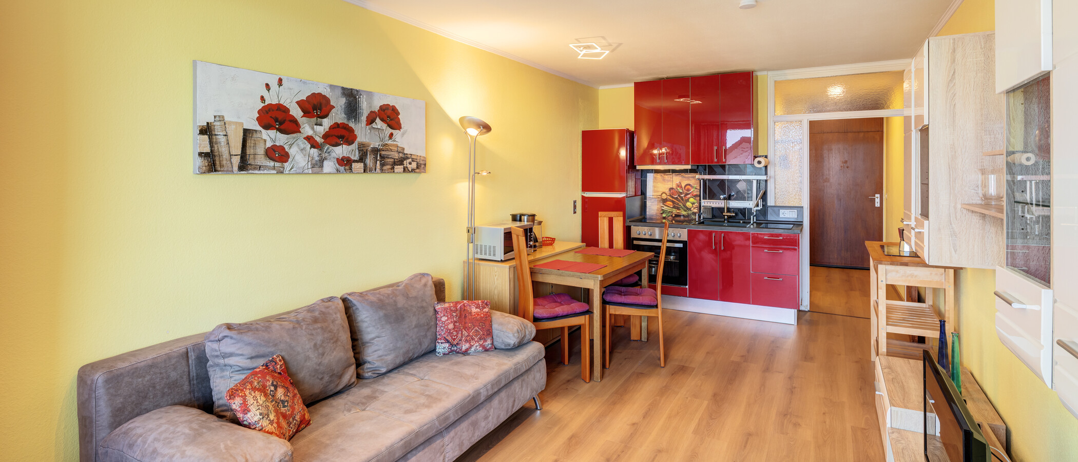 apartamento München Haidhausen 03 zona de día  6738