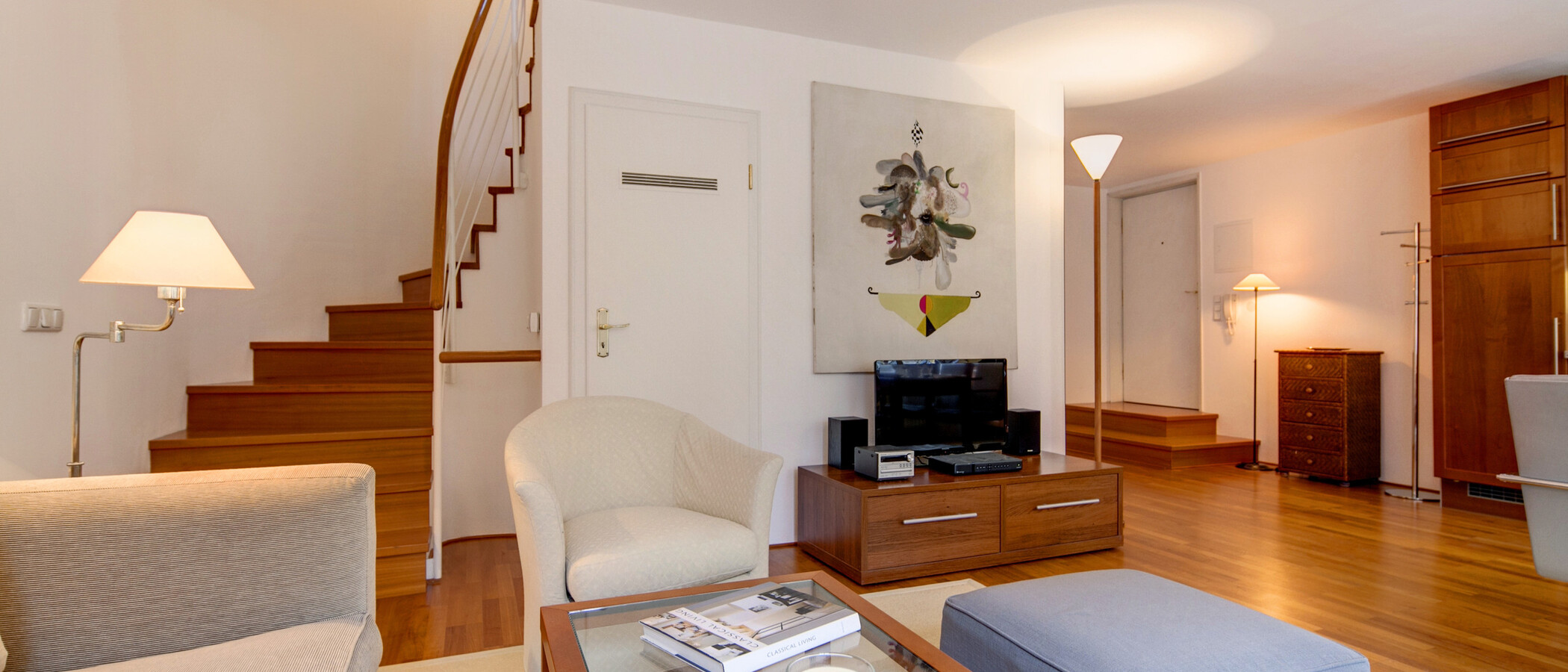 dúplex München Schwabing (rechts der Leopoldstraße) 04 salón 6884