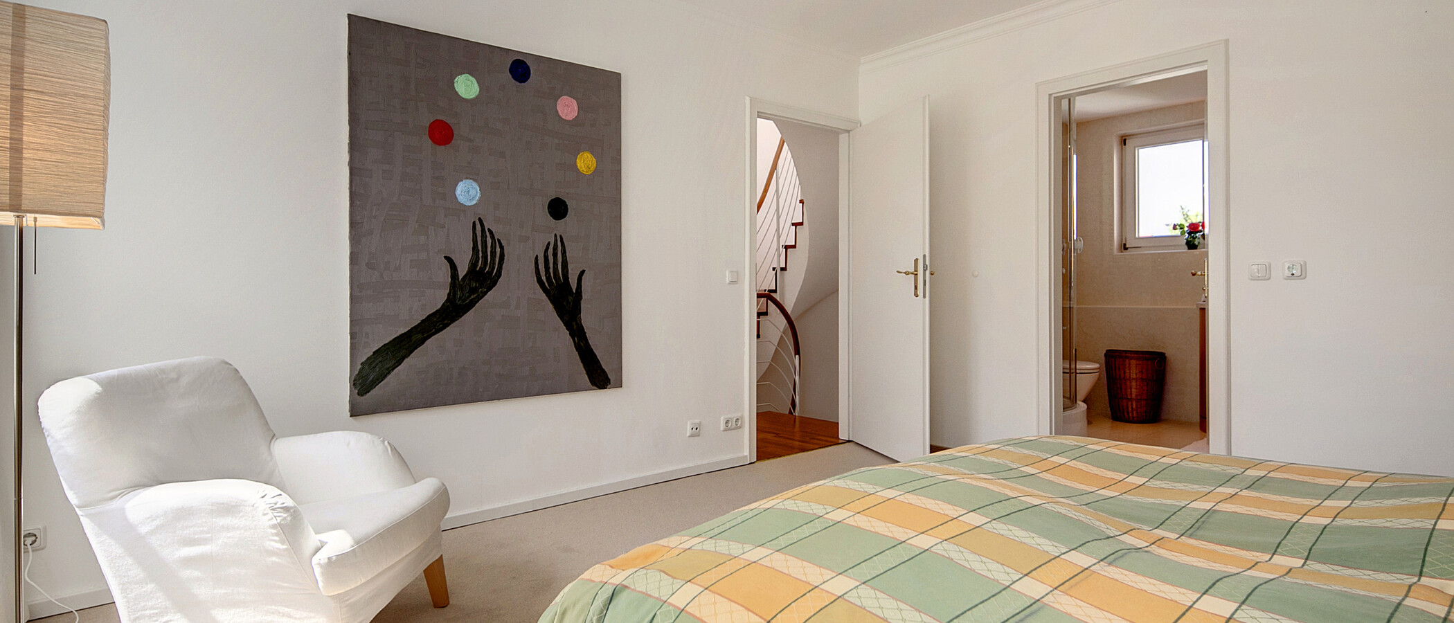 dúplex München Schwabing (rechts der Leopoldstraße) 03 2. dormitorio 6884