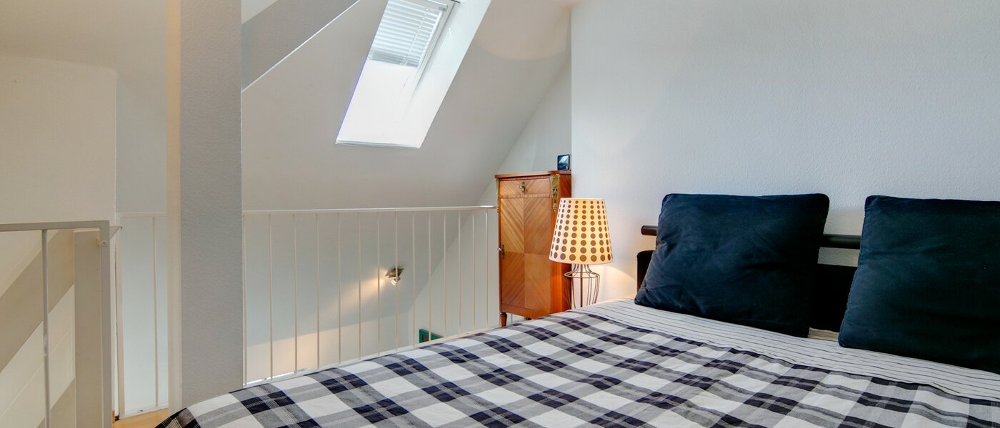 piso con galería München Nymphenburg 02 zona de dormir 69