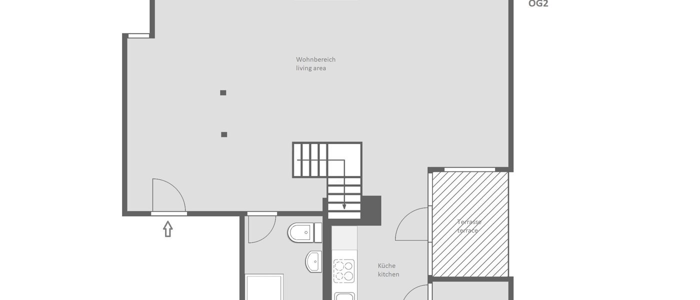 piso con galería München Nymphenburg 01 plano 69