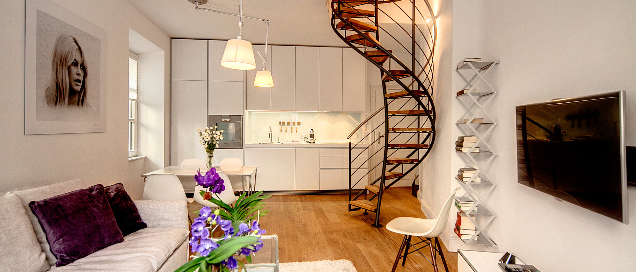 apartamento München Schwabing-Nord (zw. Belgrad- & Leopoldstraße) 05 salón 6907