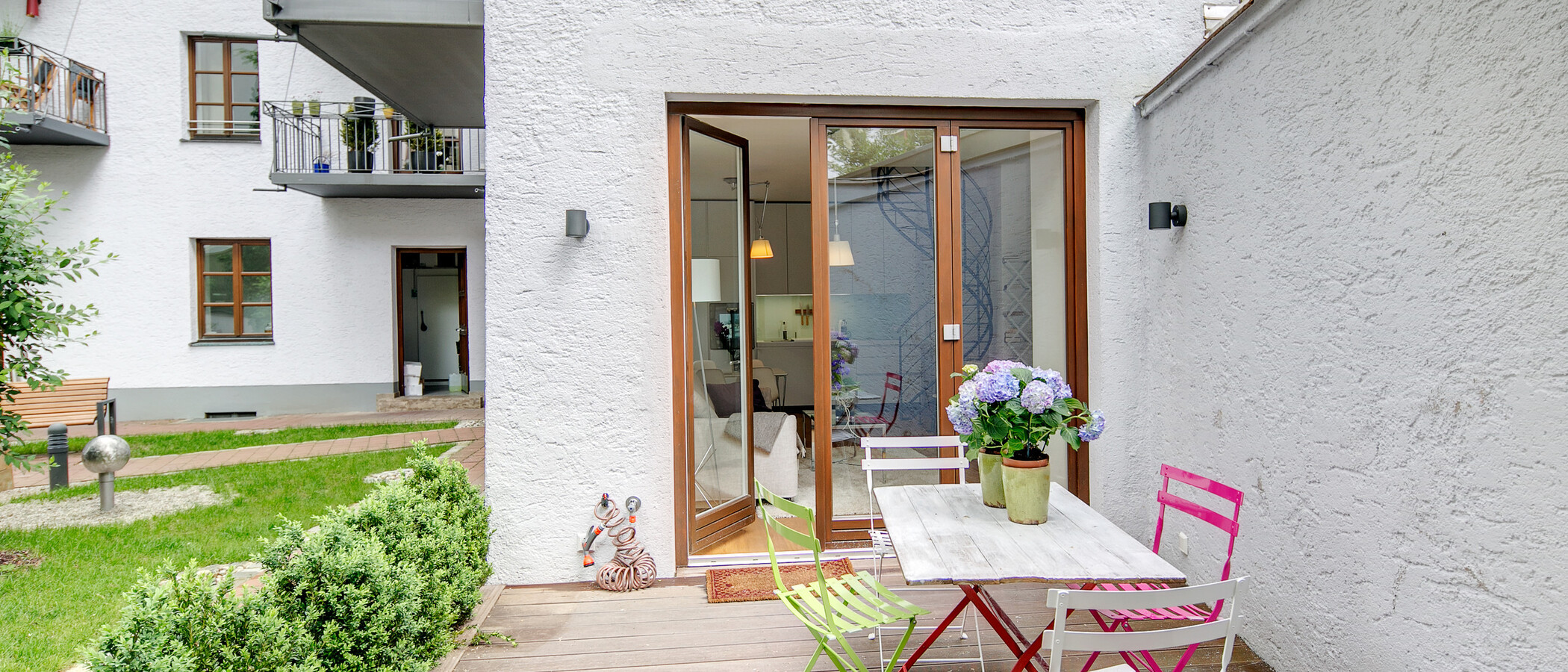 apartamento München Schwabing-Nord (zw. Belgrad- & Leopoldstraße) 01 terraza 6907