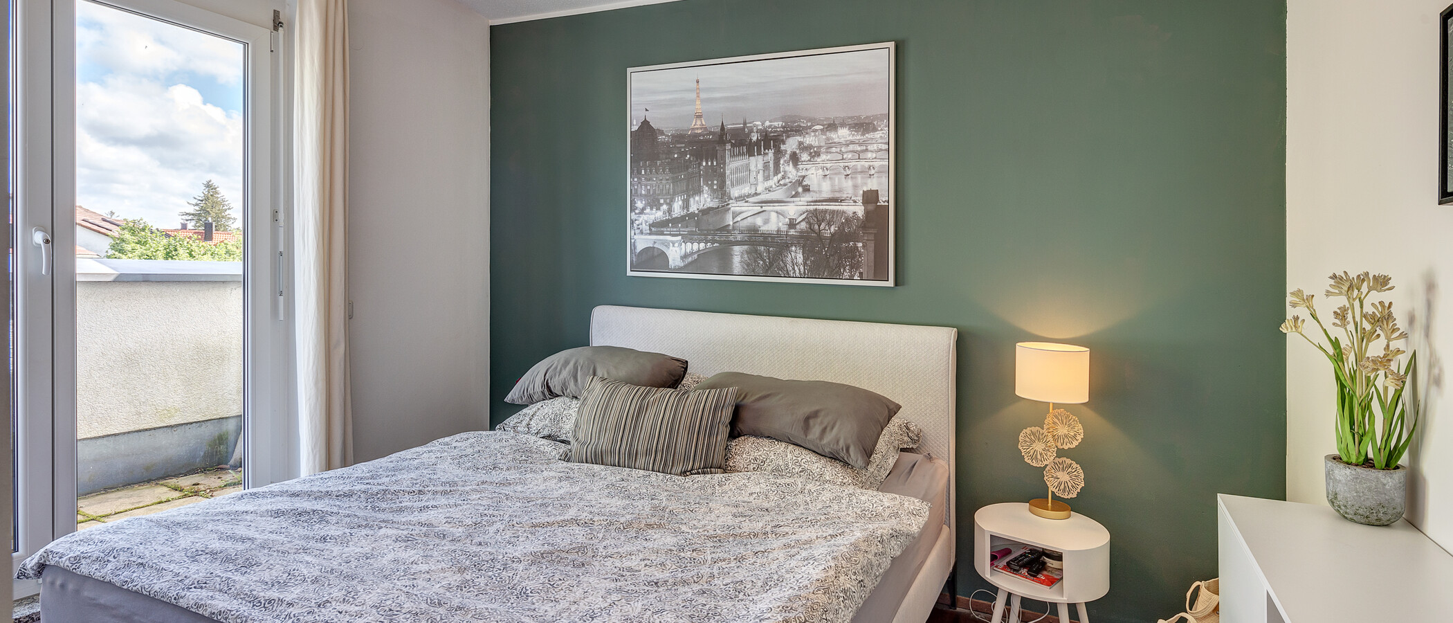 ático con terraza München Fasanerie 01 dormitorio 6919
