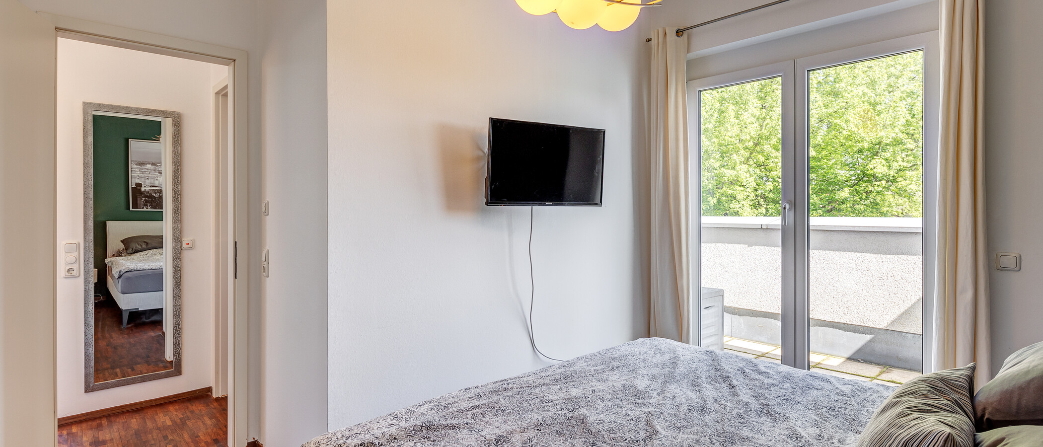 ático con terraza München Fasanerie 02 dormitorio 6919